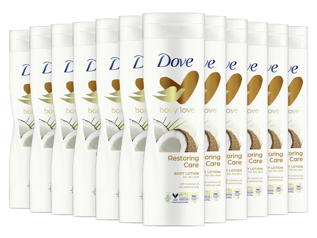 12x Balsam do ciała Dove Body Love Restoring Care | 250 ml