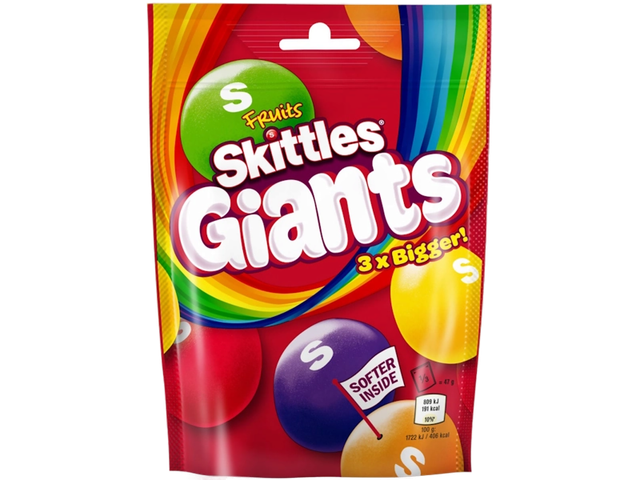 15x Skittles Giants Fruits | 132 g