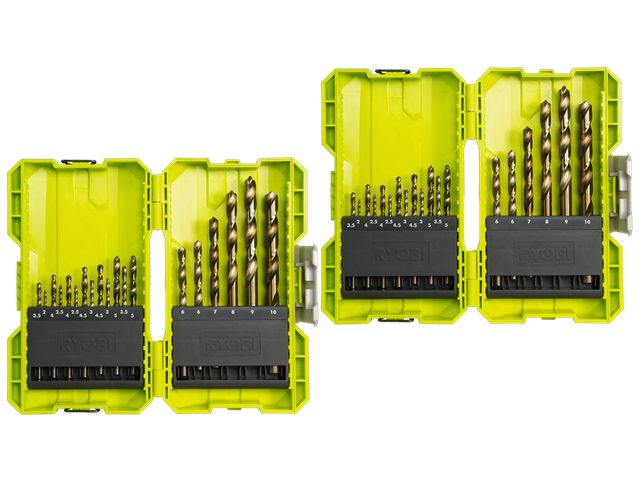 RYOBI Ryobi Zestaw Wierteł HSS, RAK19HSS2, 19 szt